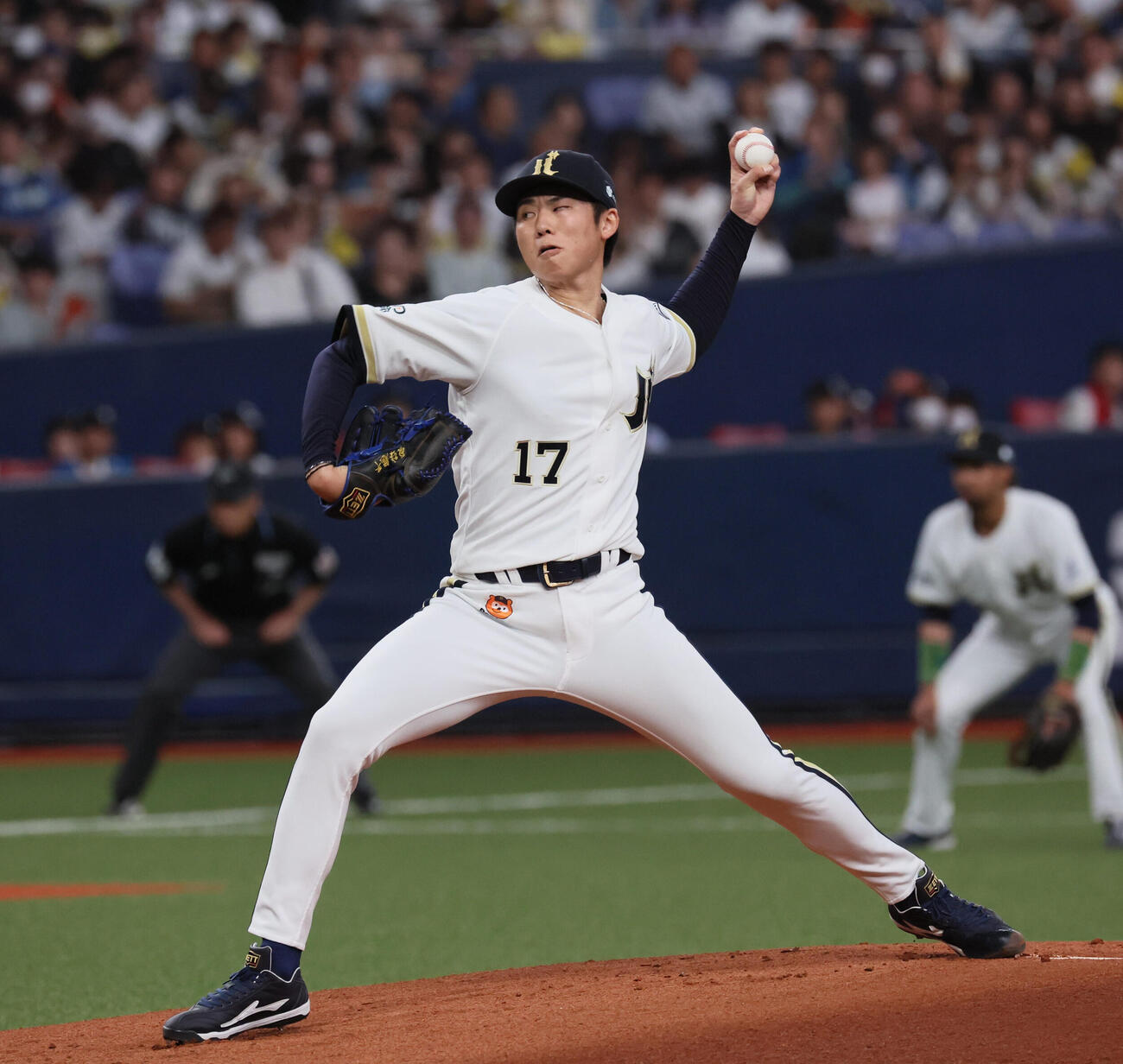 オリックス対日本ハム　オリックス先発の曽谷龍平（撮影・宮崎幸一）