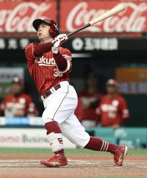 【楽天】佐藤直樹　飛距離127mの２号ソロ「打った瞬間はいったと」３月29日以来の１発