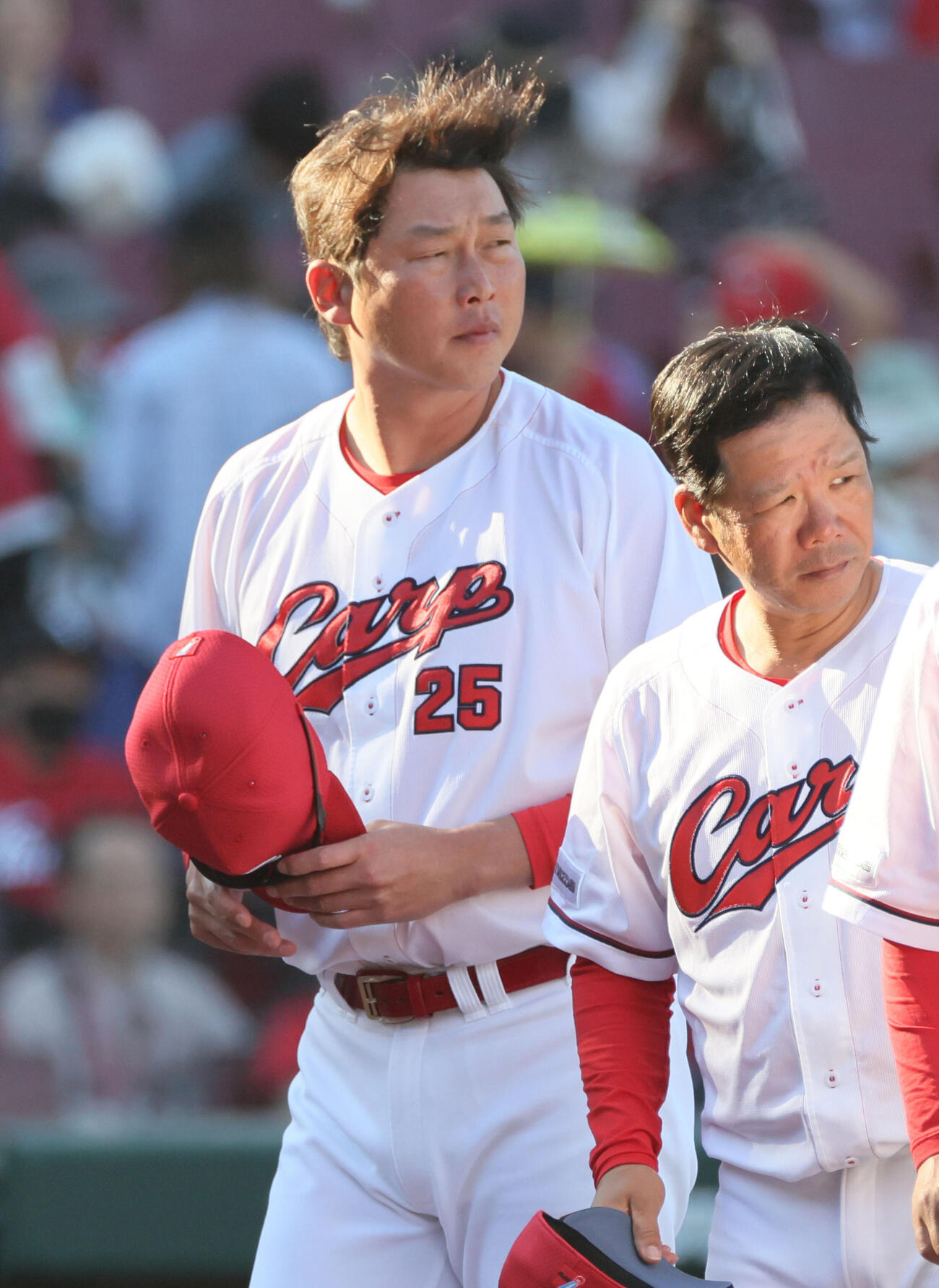 広島対ヤクルトヤクルトに連敗した新井貴浩監督（撮影・加藤孝規）