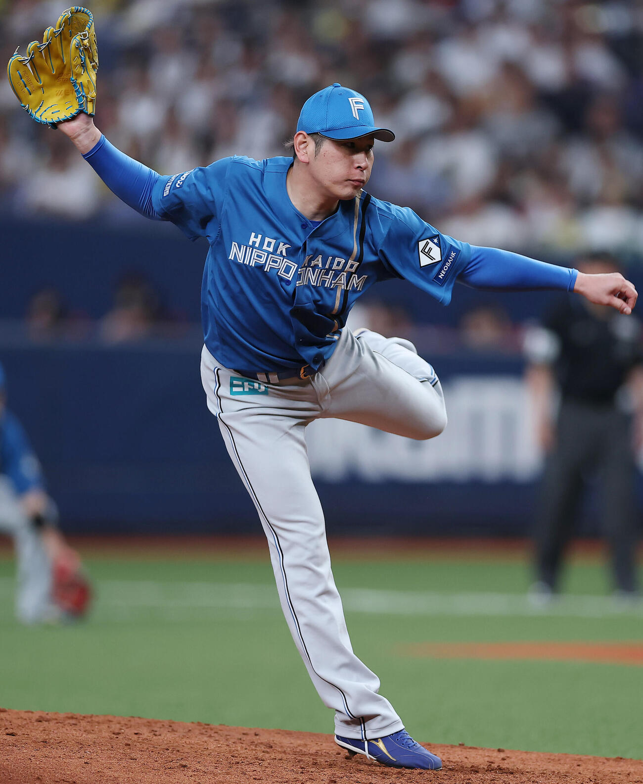 オリックス対日本ハム　力投する日本ハム先発の加藤貴之（撮影・前田充）