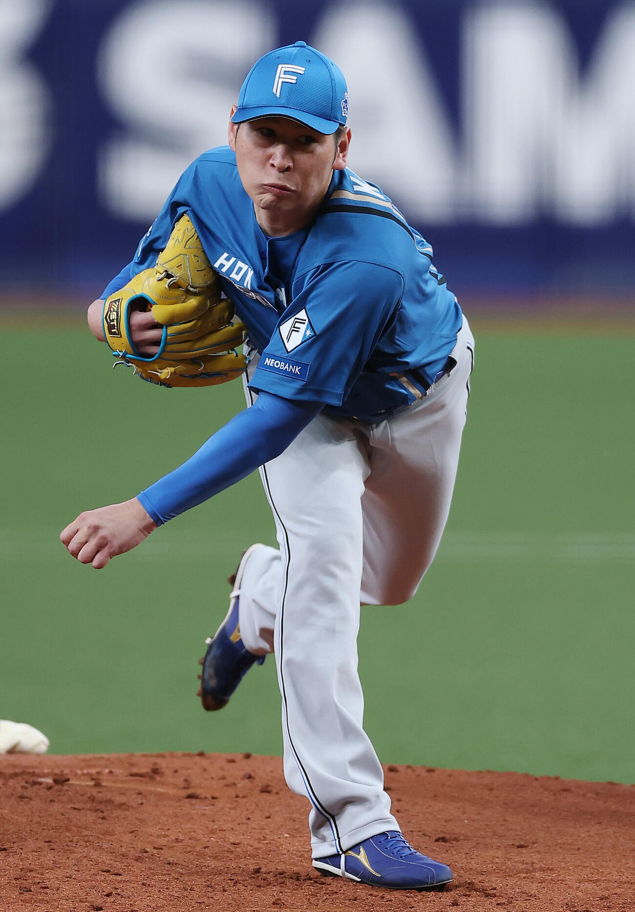 オリックス対日本ハム　力投する日本ハム先発の加藤貴之（撮影・前田充）