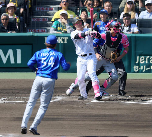 【阪神】猛虎打線三振が１回、３回で３者連続三振…直近３戦計45三振はセのワースト記録