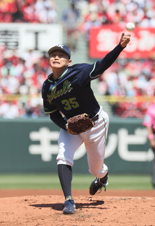 【ヤクルト】プロ初先発の石原勇輝が３回１失点で降板「立ち上がりから…」地元広島で登板