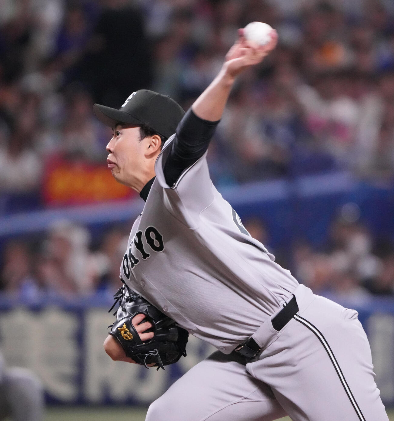 中日対巨人　1回裏、登板する巨人先発の森田駿哉（撮影・森本幸一）