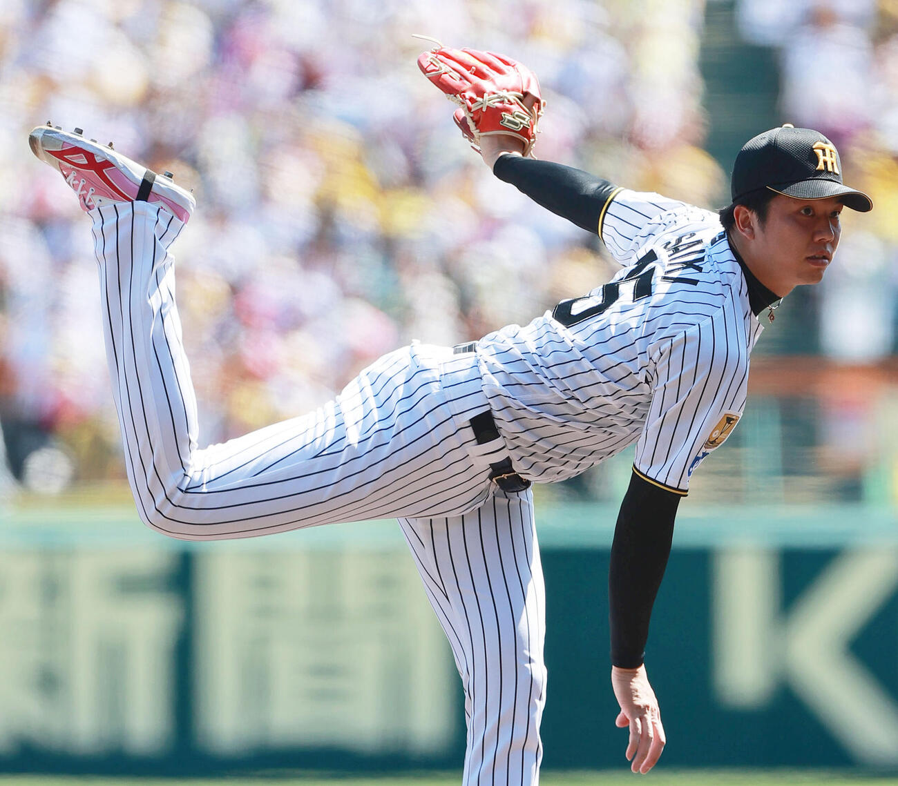 阪神対DeNA　阪神先発の才木浩人（撮影・上山淳一）