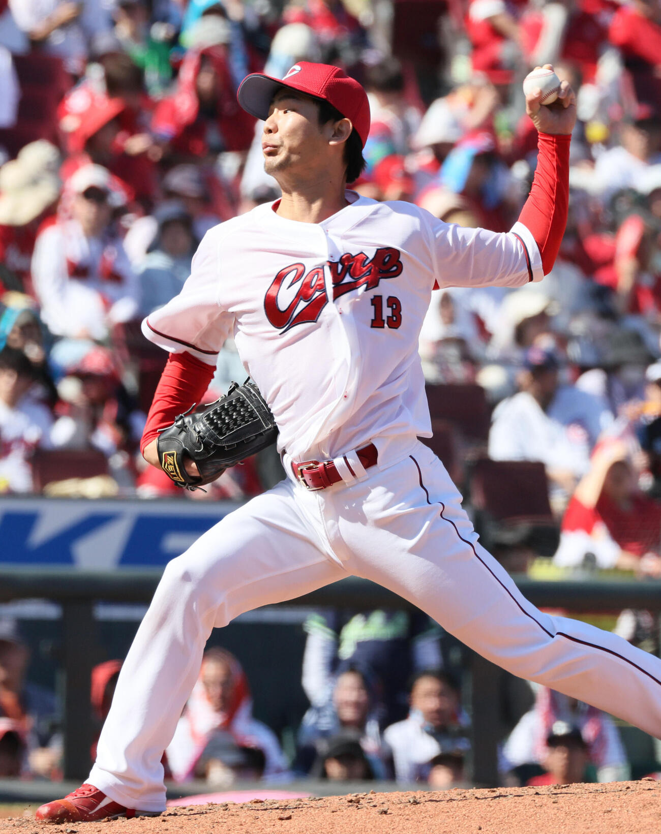 広島対ヤクルト　6回表ヤクルト、広島4番手の森浦大輔（撮影・加藤孝規）