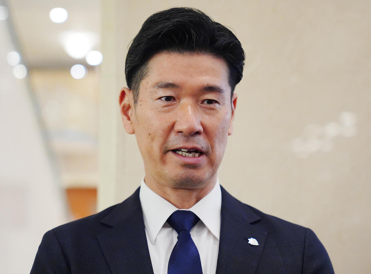 西武広池球団本部長（25年10月撮影）