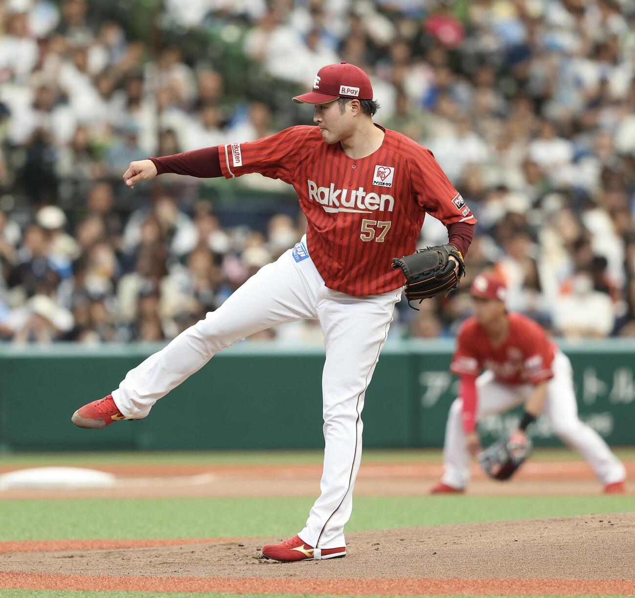 西武対楽天　先発登板する楽天滝中暸太（撮影・河田真司）
