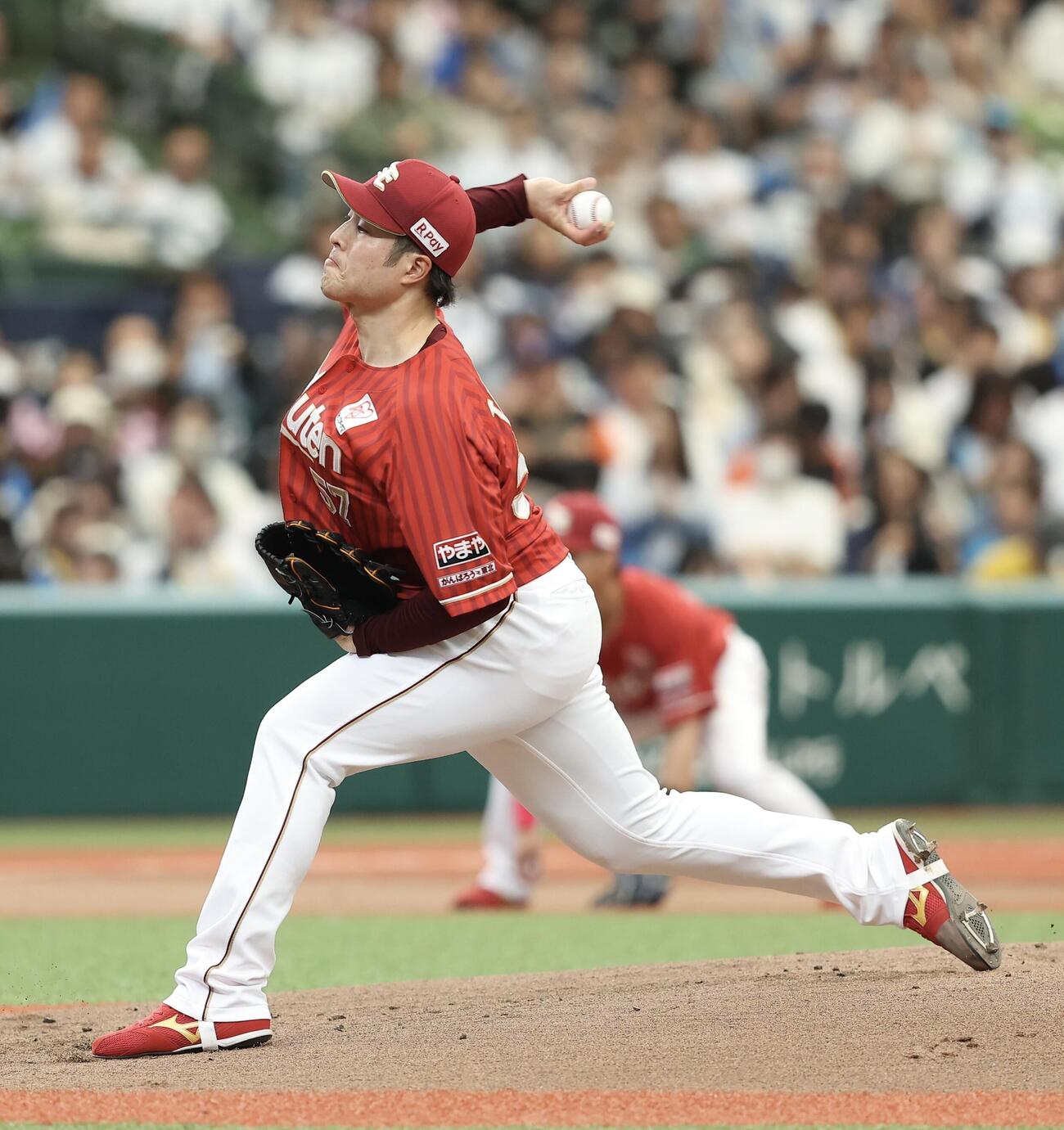 西武対楽天　先発登板する楽天滝中暸太（撮影・河田真司）