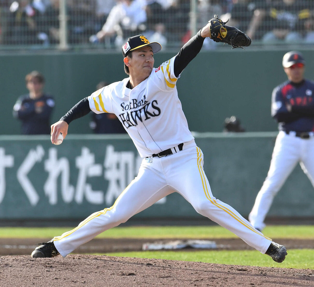 ソフトバンク藤原大翔（2026年2月23日撮影）