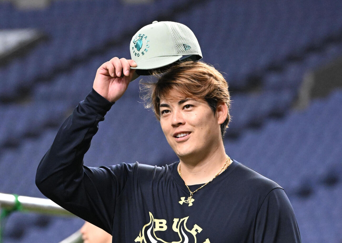 オリックス九里亜蓮（2026年4月撮影）