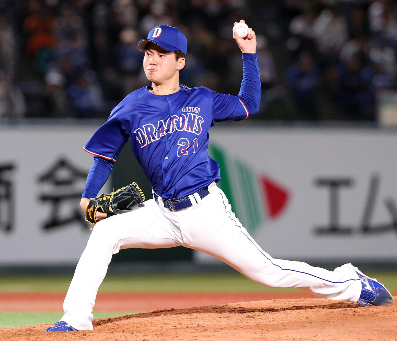 中日金丸夢斗（2026年4月21日撮影）