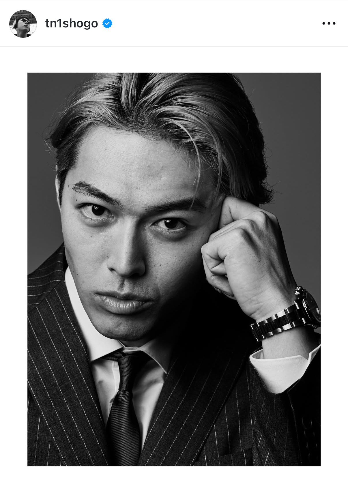 清原正吾さんのインスタグラムから