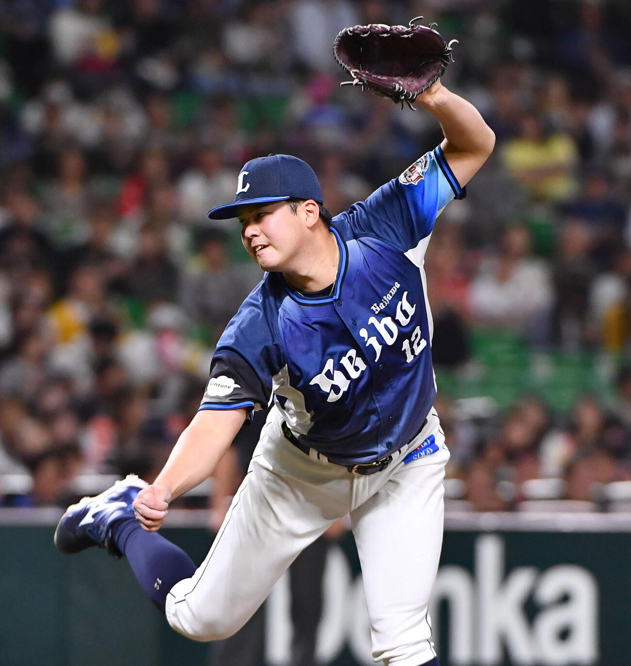 ソフトバンク対西武　西武先発の渡辺勇太朗（撮影・岩下翔太）
