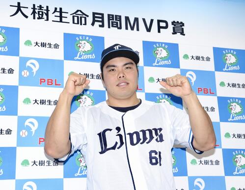【西武】平良海馬が先発転向即月間MVP　三振数と球速にこだわり「やるからには世界の最速を」