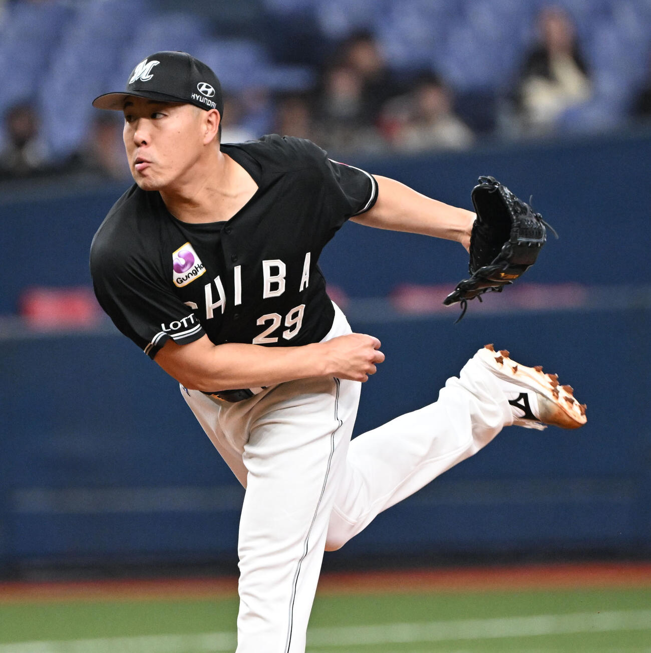 ロッテ西野勇士（2026年4月9日撮影）