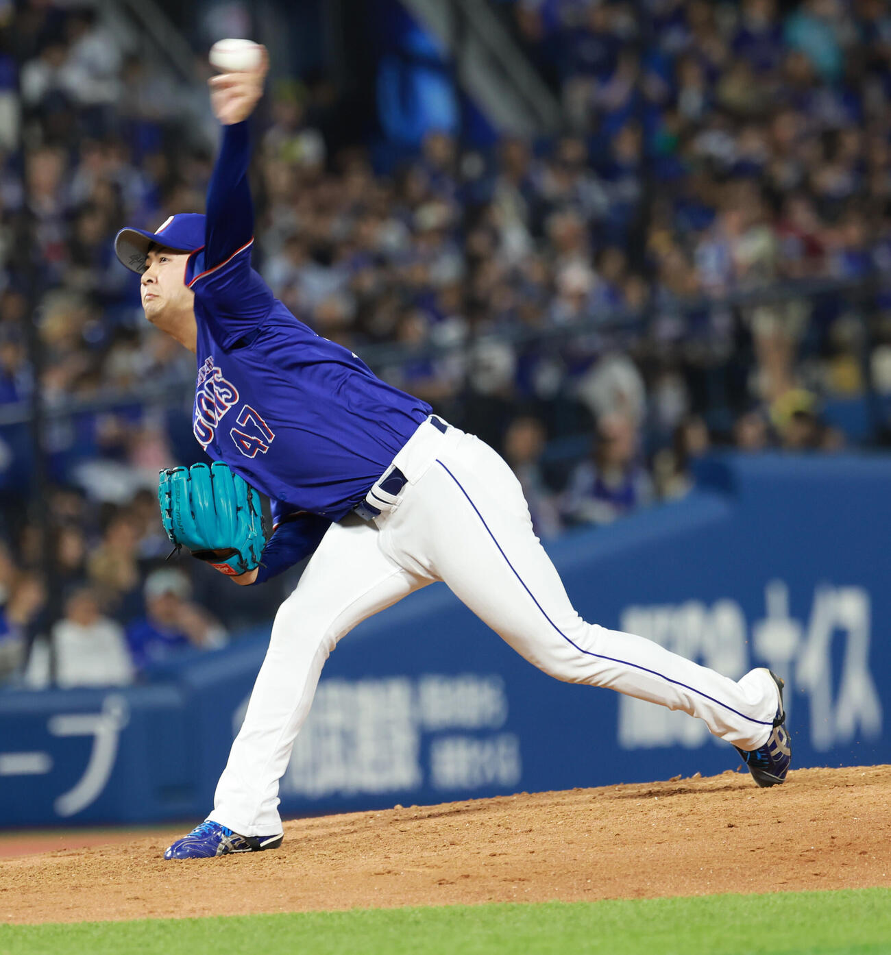DeNA対中日　中日2番手吉田聖弥（撮影・水谷安孝）