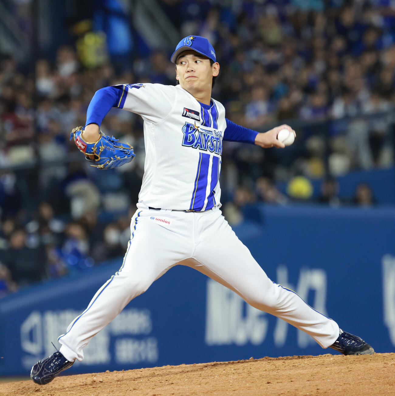 DeNA対中日　DeNA2番手坂本裕哉（撮影・水谷安孝）