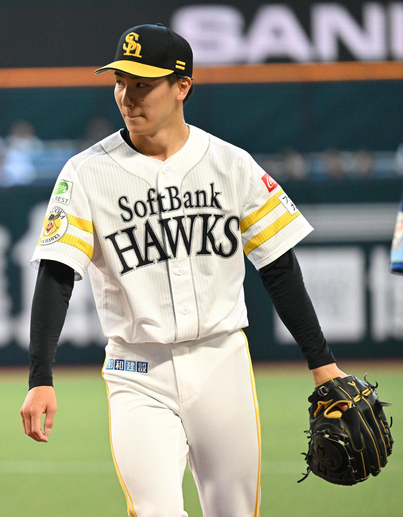 ソフトバンク対西武　1回をきっちり抑えた藤原大翔（撮影・林敢治）