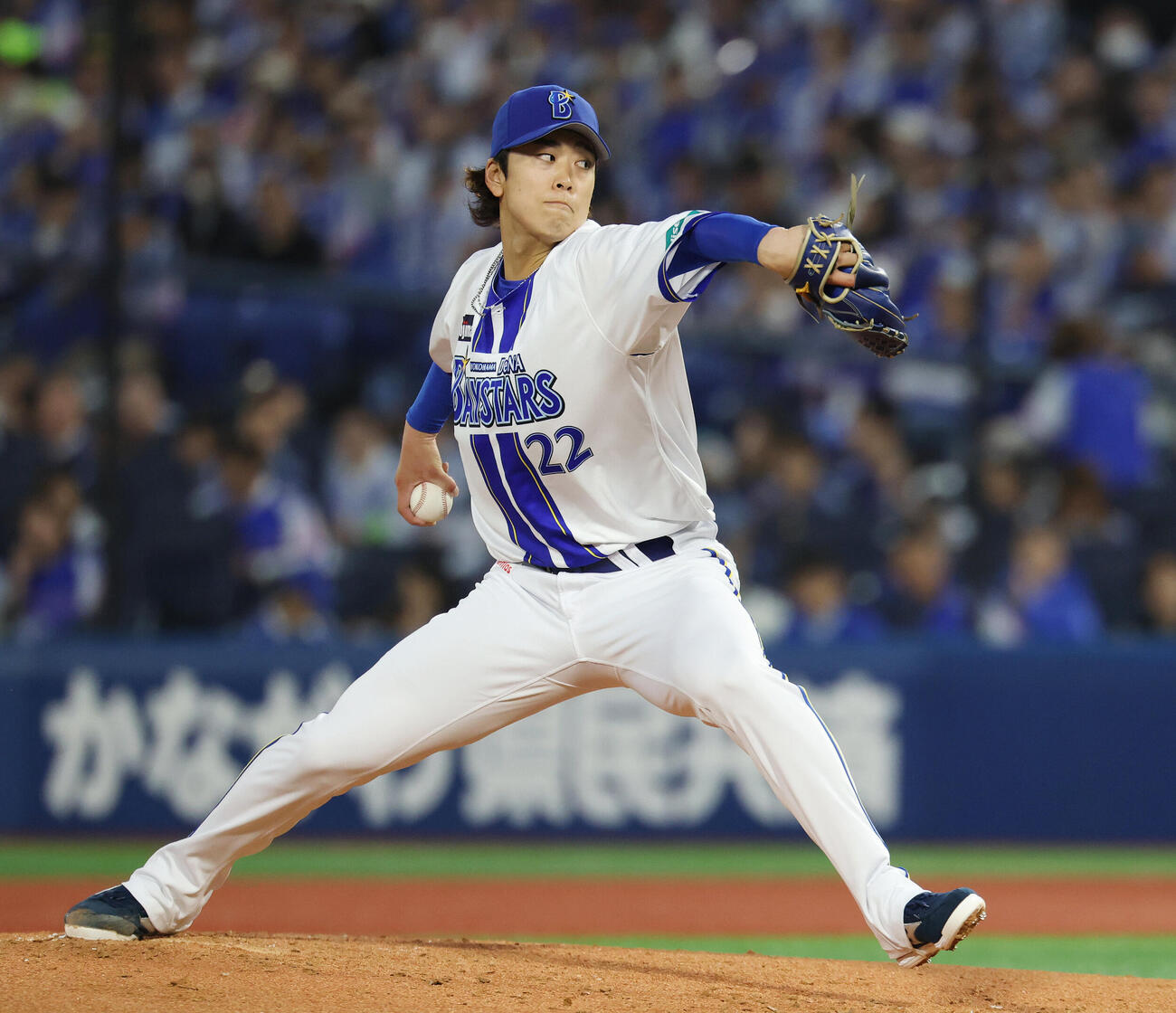 DeNA対中日　DeNA先発の入江大生（撮影・宮地輝）