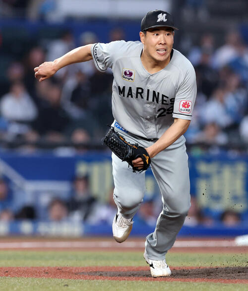 【ロッテ】西野勇士が593日ぶり白星！9回途中2失点　佐藤都志也、西川史礁が本塁打で援護