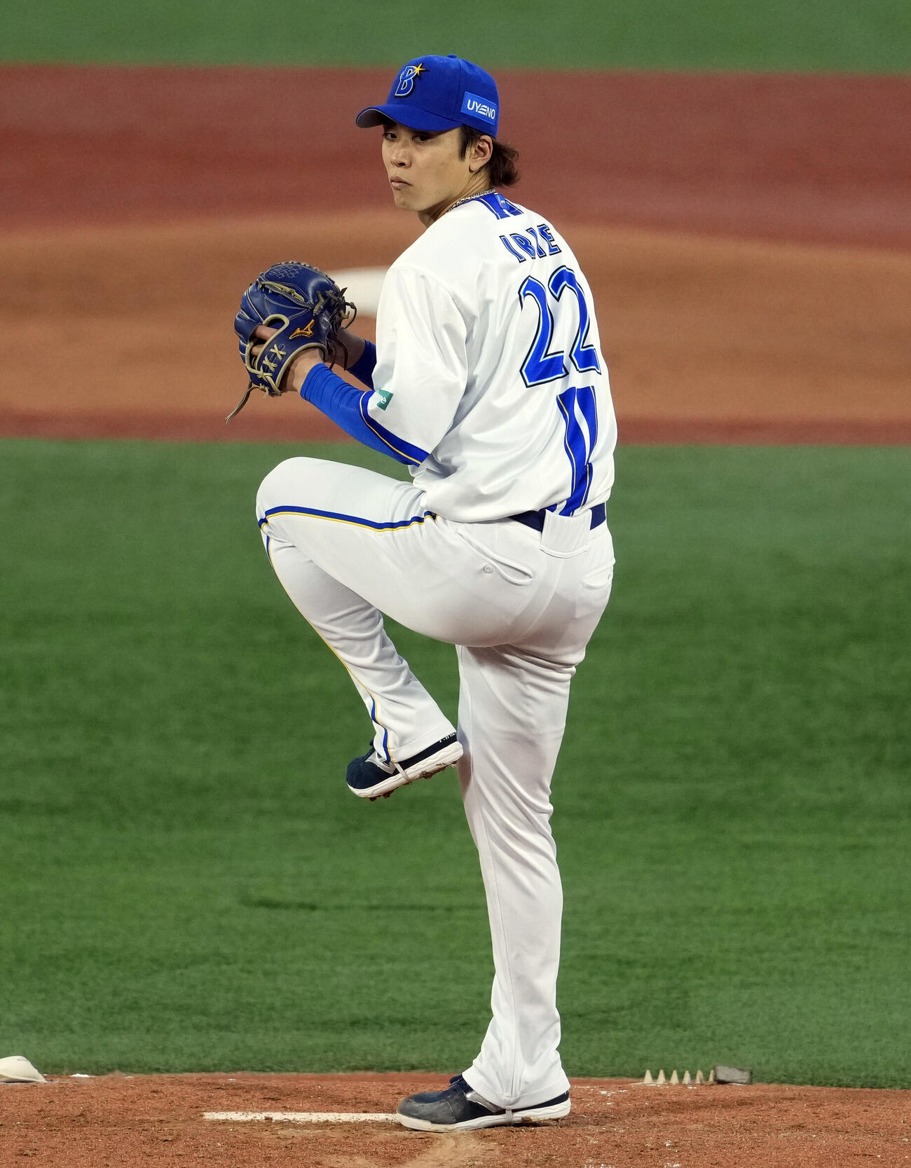 DeNA対中日　力投する先発のDeNA入江大生（撮影・小島史椰）