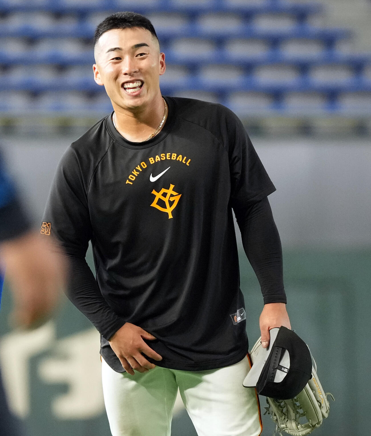 巨人対DeNA 1軍に合流した巨人浅野翔吾（撮影・たえ見朱実）