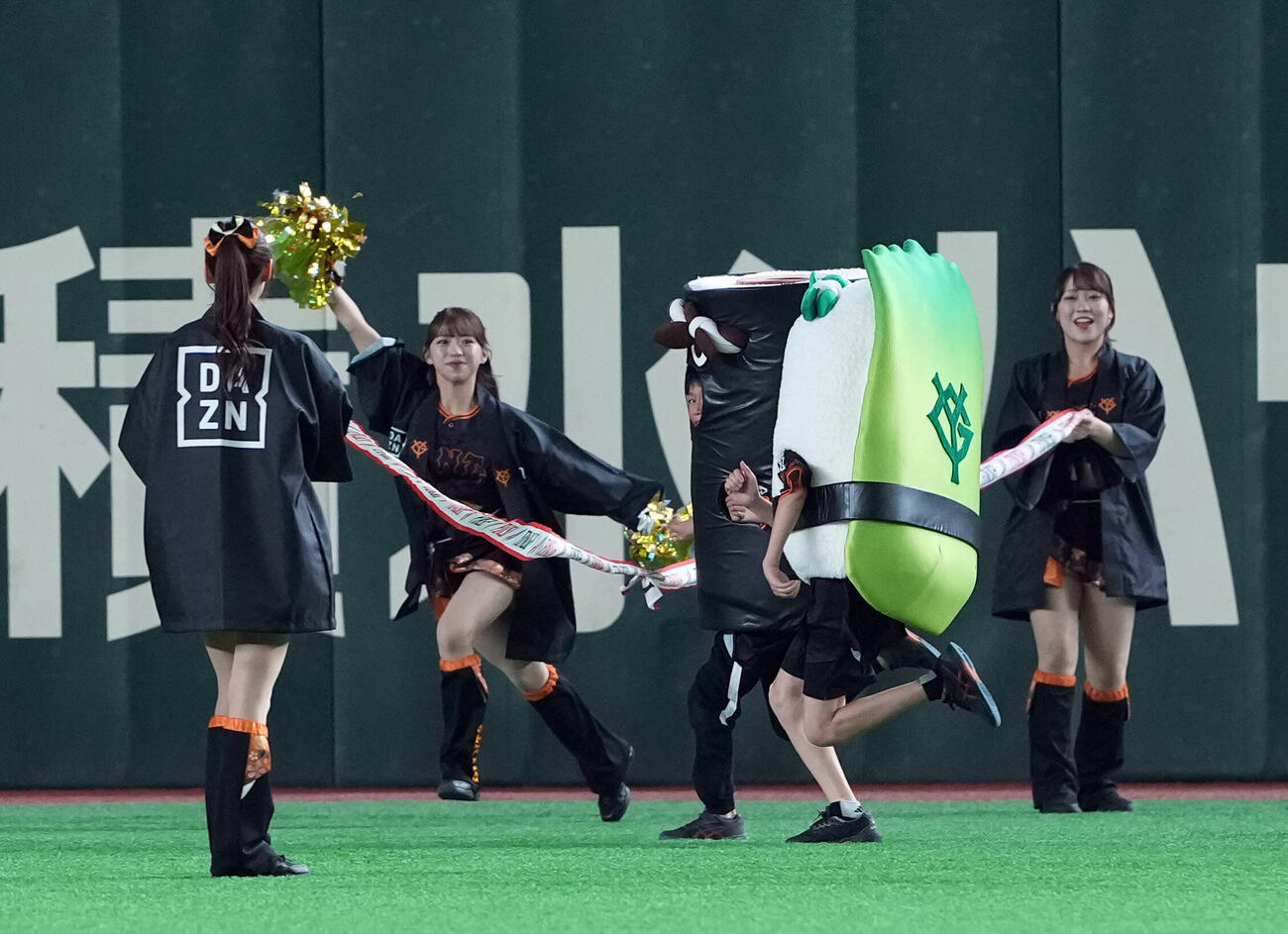 巨人対DeNA　「かんぴょう」が接戦を制す（撮影・たえ見朱実）