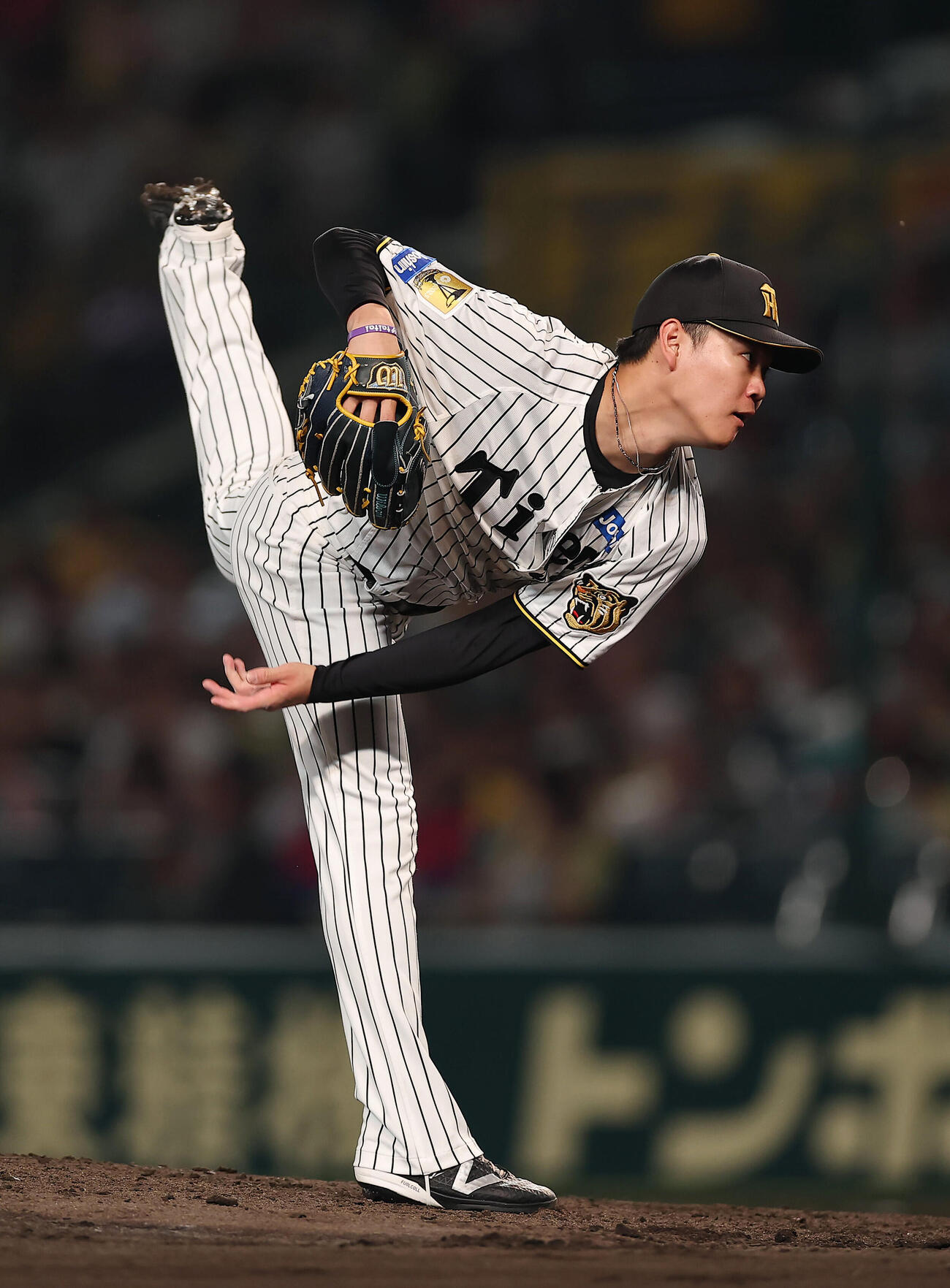 阪神対広島　阪神3番手の及川雅貴（撮影・前田充）