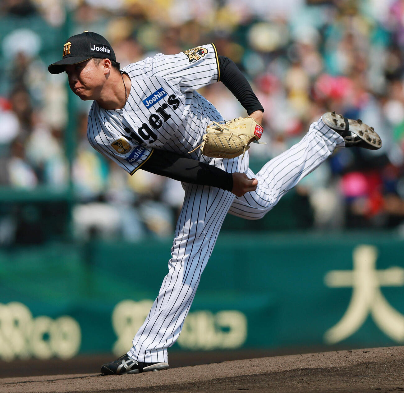 阪神対広島　阪神先発の村上頌樹（撮影・上山淳一）