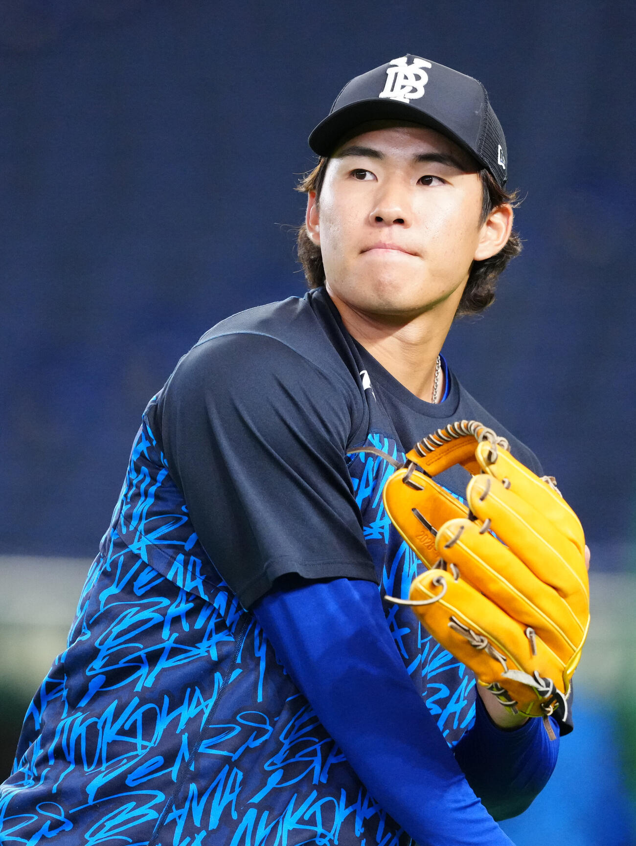 巨人対DeNA 1軍に合流したDeNA宮下朝陽（撮影・江口和貴）