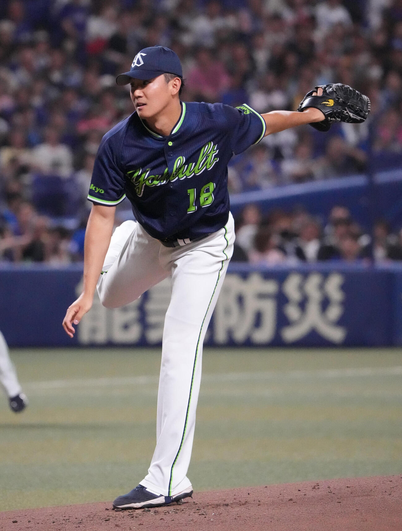 中日対ヤクルト　1回裏、登板するヤクルト先発の奥川恭伸（撮影・森本幸一）