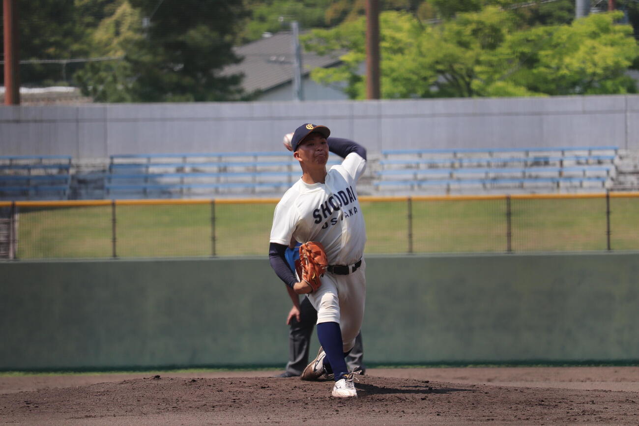 京産大戦に先発し完封勝利した大商大・星野世那