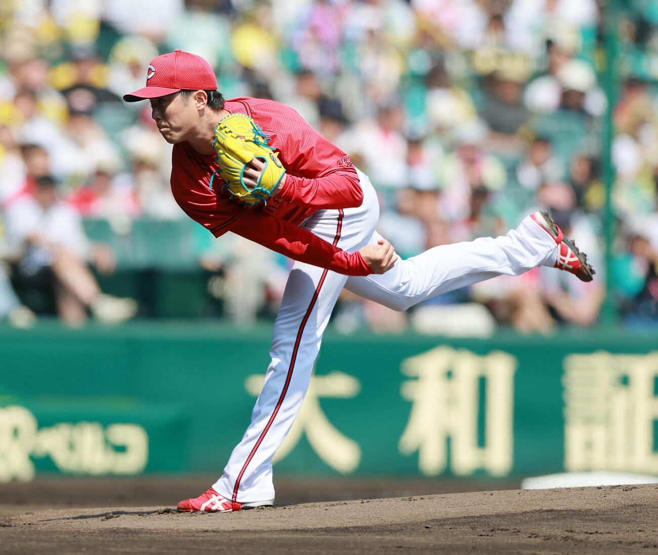 阪神対広島　広島先発の森下暢仁（撮影・上山淳一）