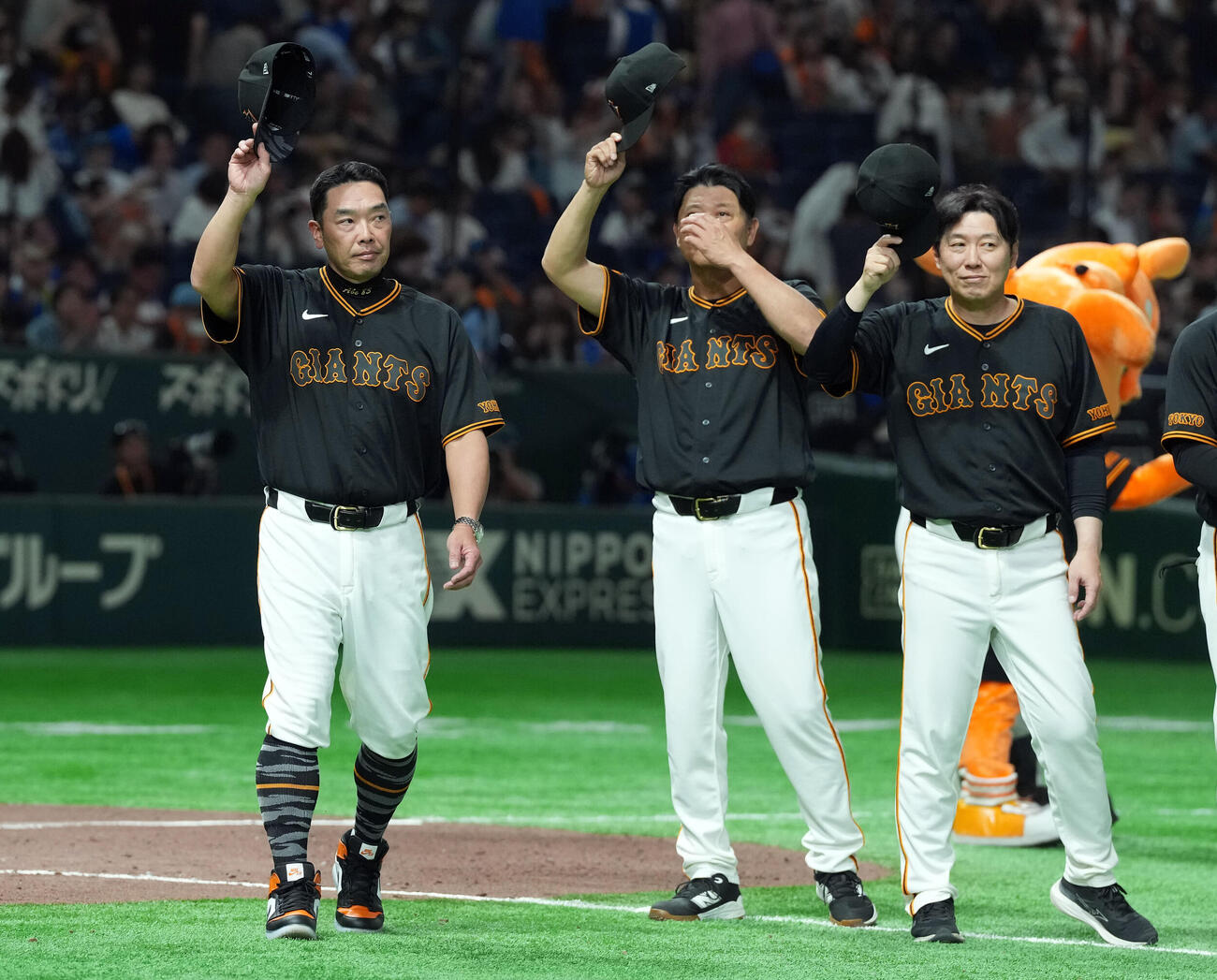 巨人対DeNA DeNAに勝利し5連勝を飾った巨人阿部慎之助監督（撮影・たえ見朱実）