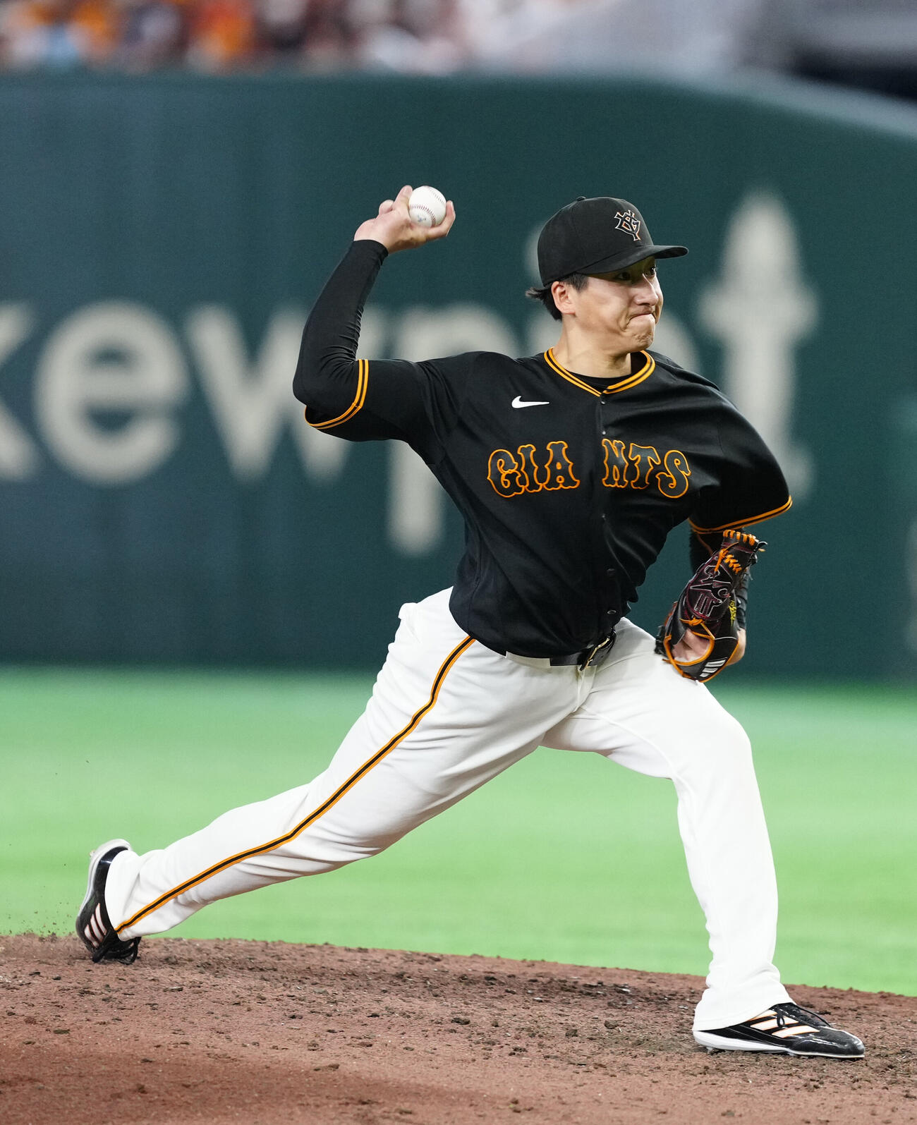 巨人対DeNA　巨人5番手の大勢（撮影・江口和貴）
