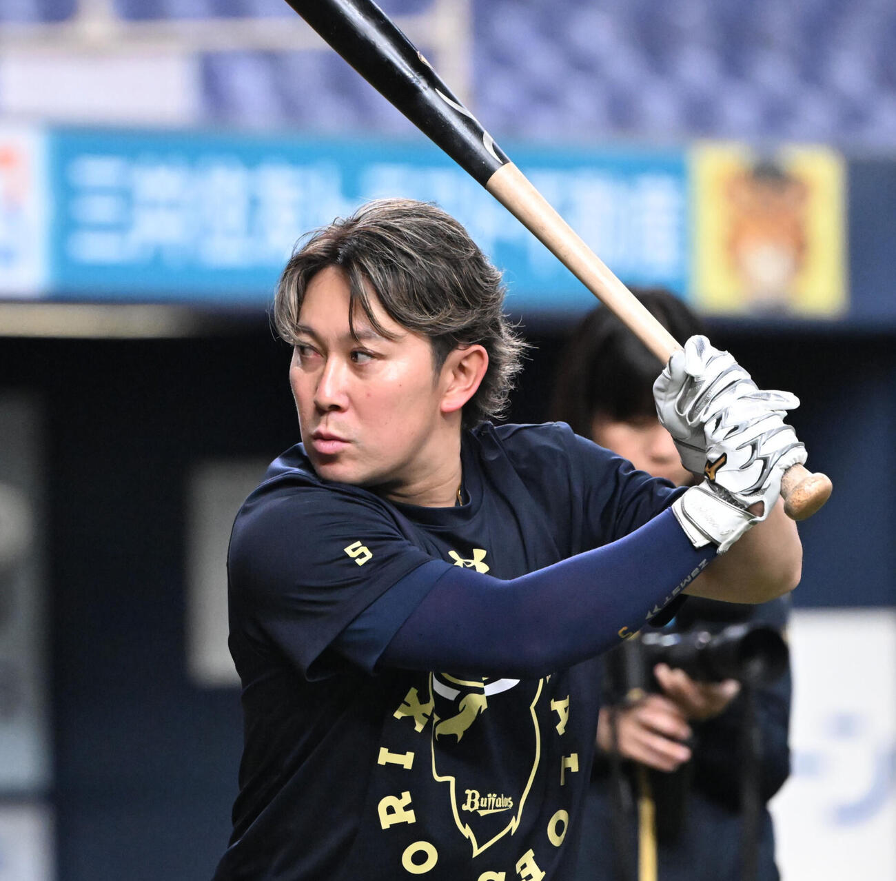 オリックス西野真弘（2026年4月15日撮影）