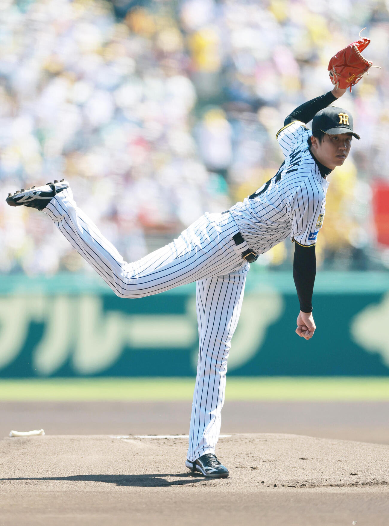 阪神対広島　阪神先発の才木浩人（撮影・上山淳一）