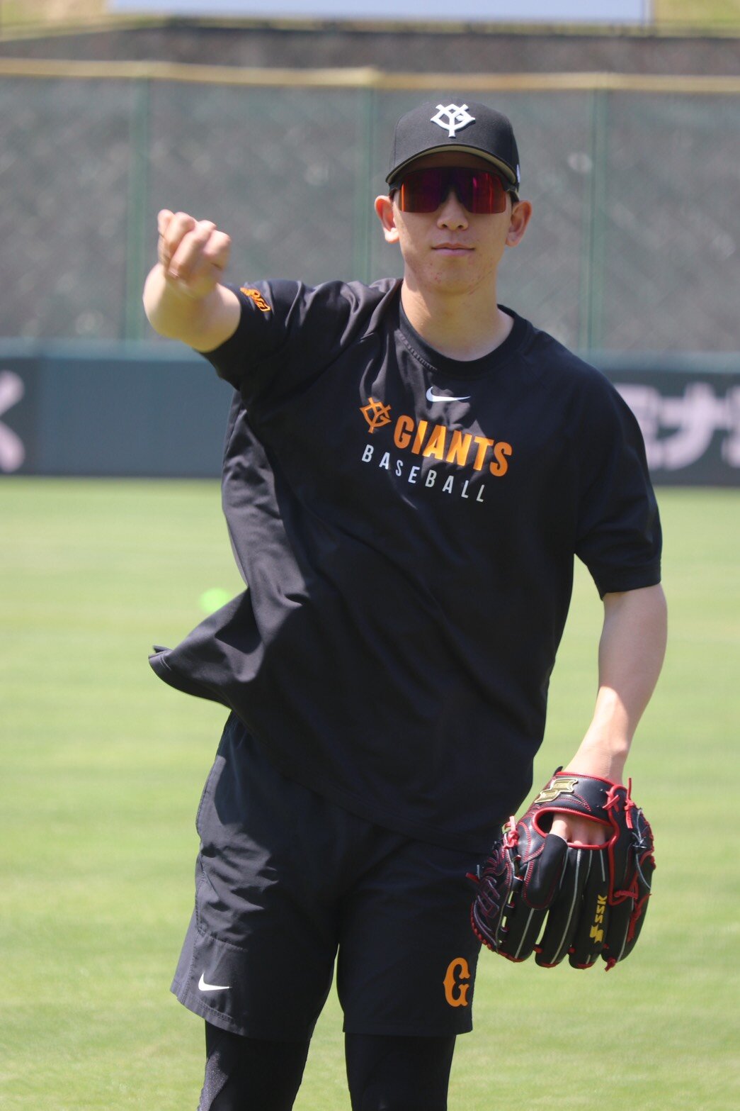 ジャイアンツ球場で調整する巨人戸郷翔征