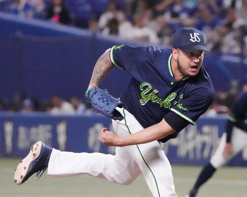 ヤクルトのホセ・キハダ(2026年5月撮影)