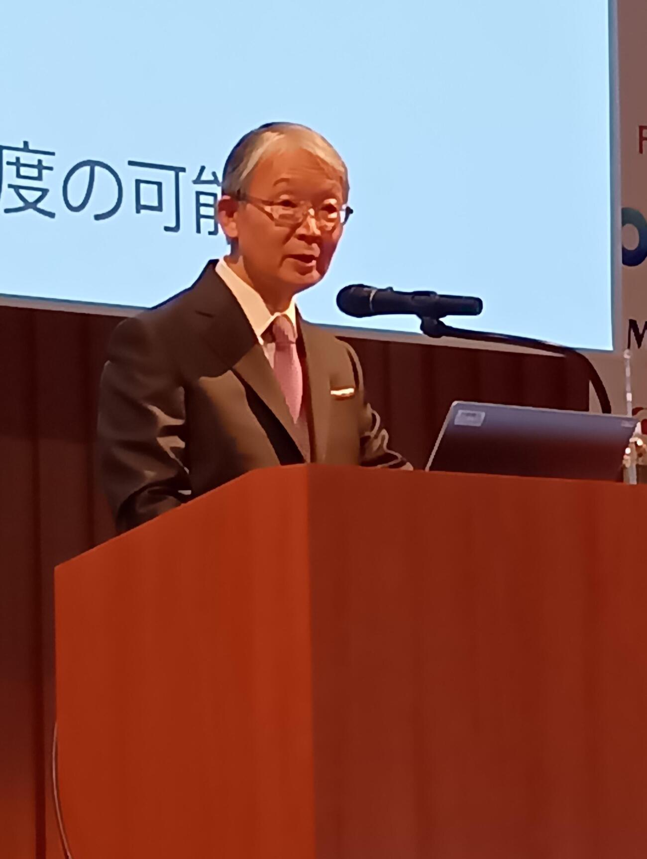 WBCの放映権について、事情を明かした巨人山口寿一オーナー。スポーツエコシステム推進協議会のシンポジウムに出席した
