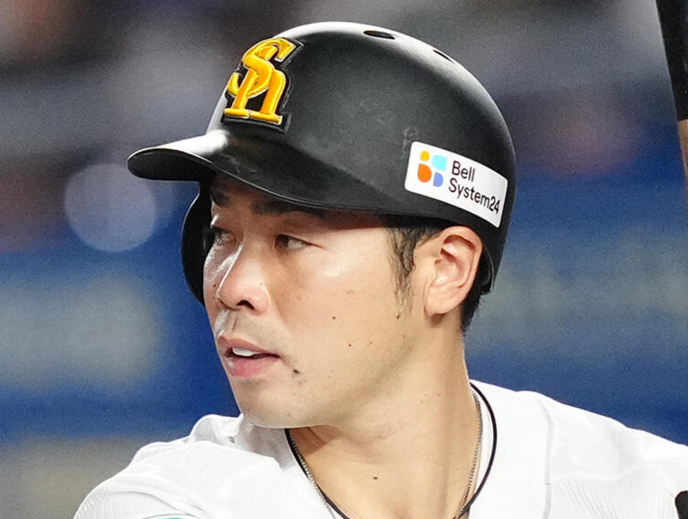 ソフトバンク近藤健介（2025年撮影）