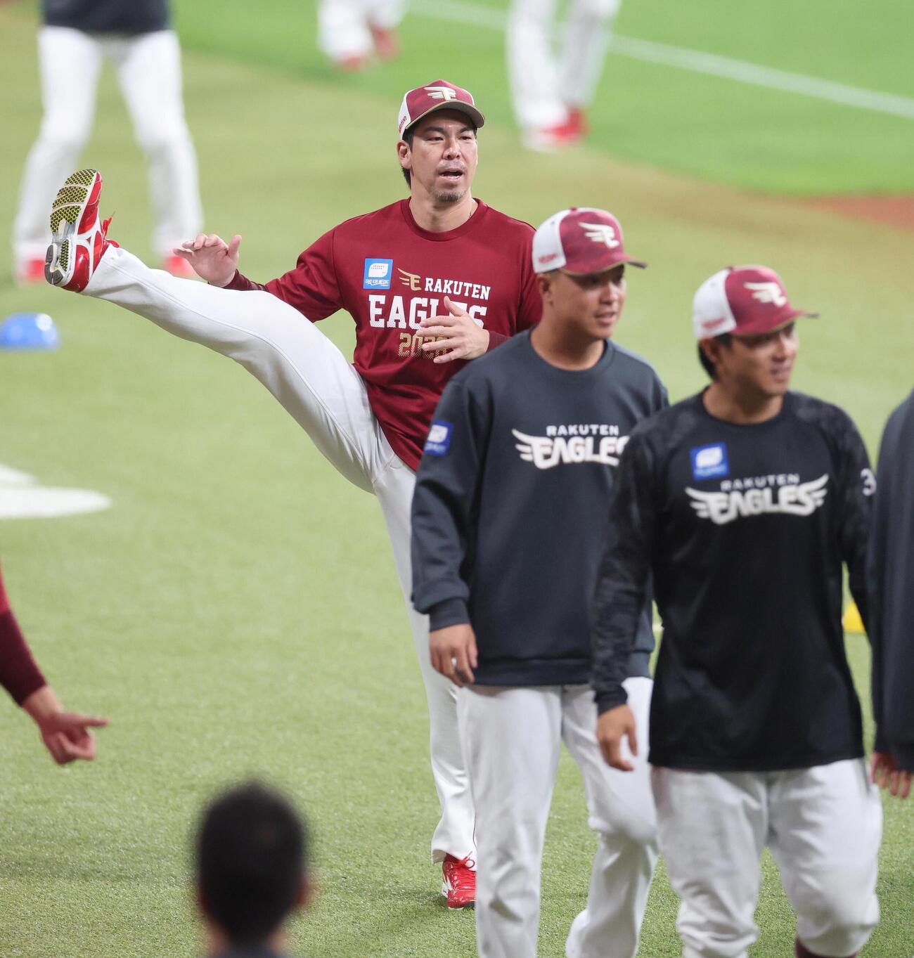 日本ハム対楽天　アップする前田健太（撮影・黒川智章）