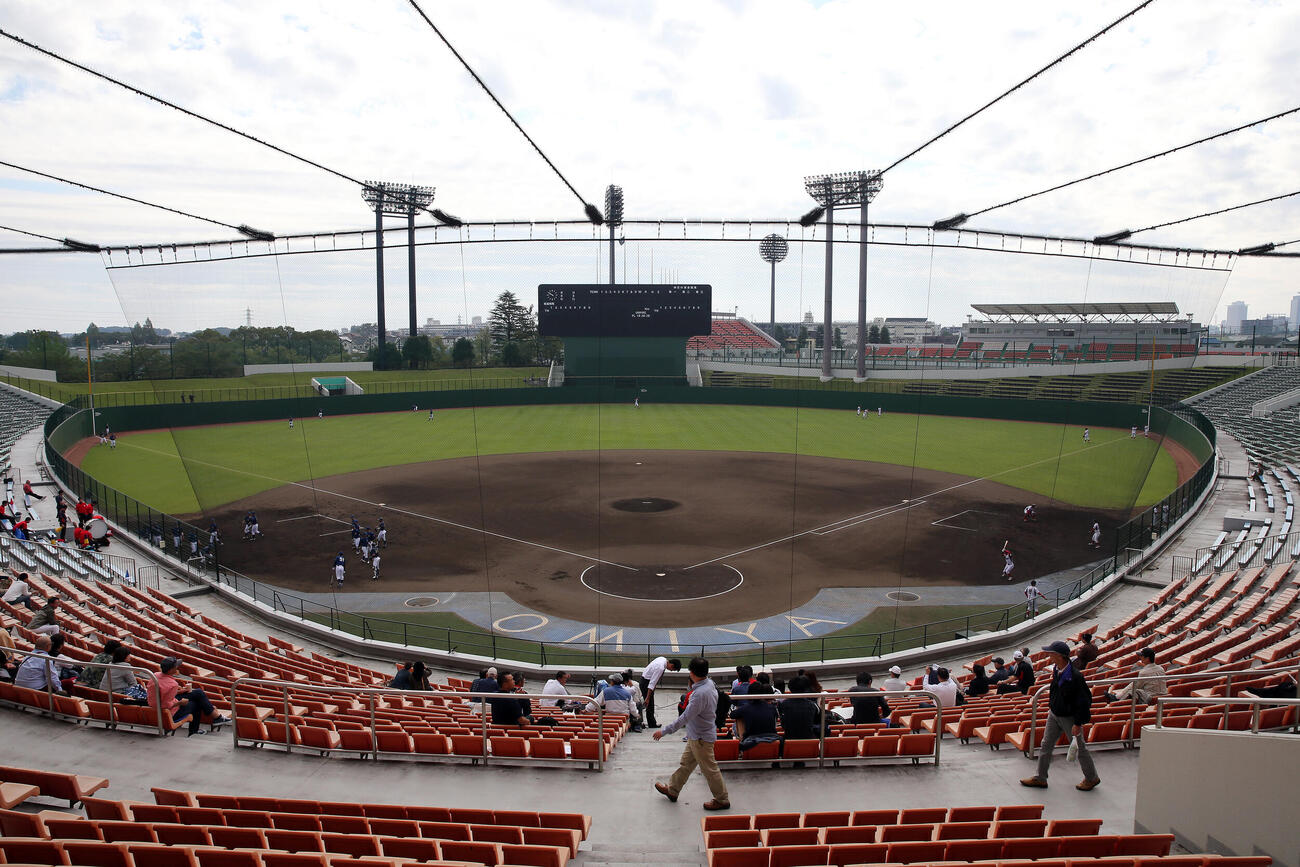 大宮公園野球場（県営大宮球場）（2016年10月撮影）