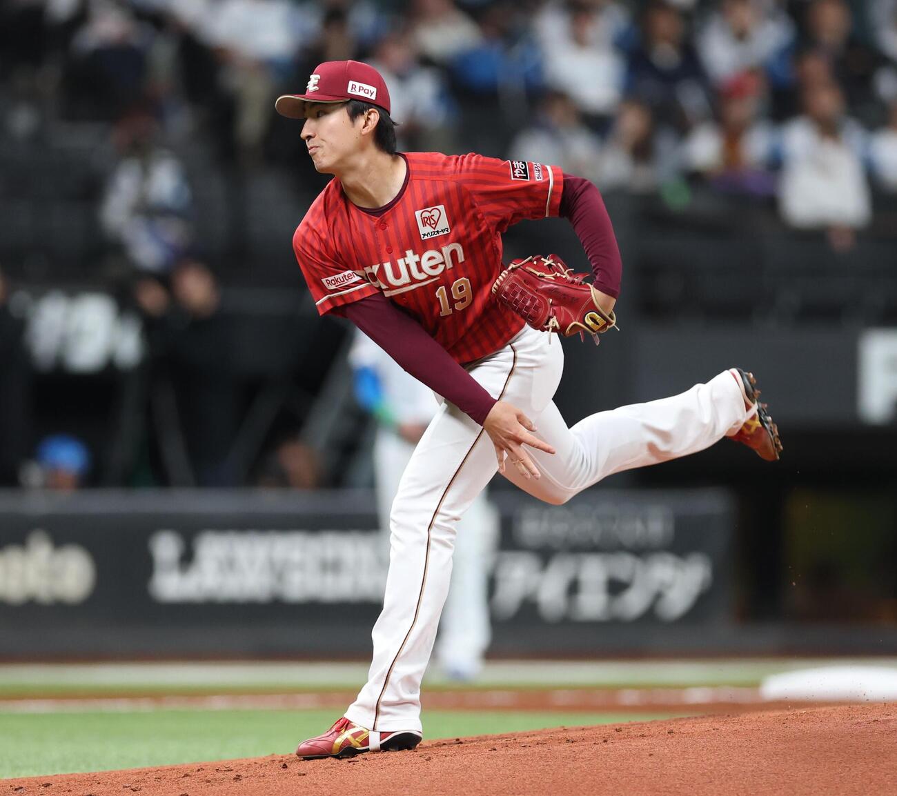 日本ハム対楽天　楽天先発の荘司康誠（撮影・黒川智章）＝2026年5月19日