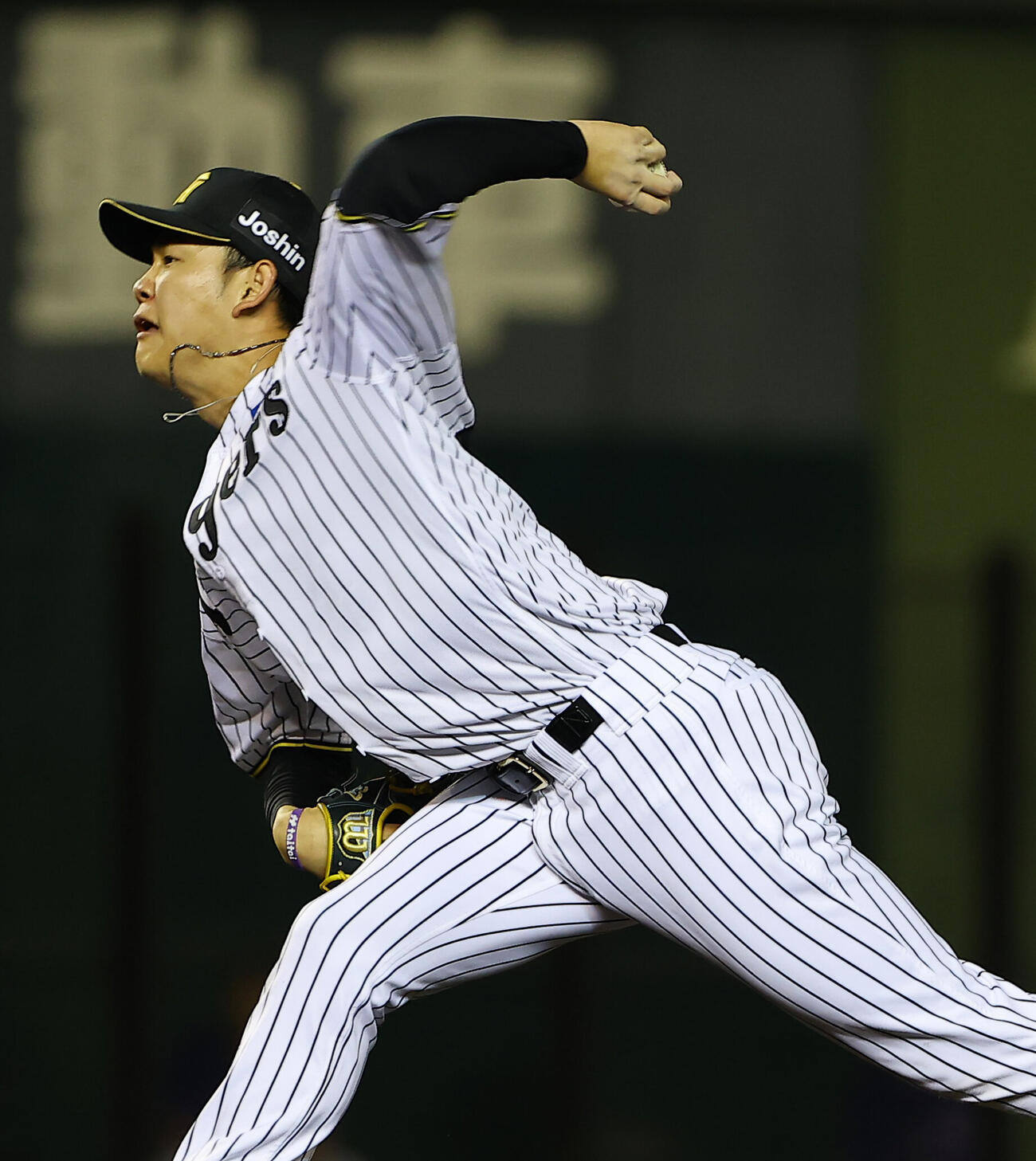 阪神対中日　阪神3番手の及川雅貴（撮影・上田博志）