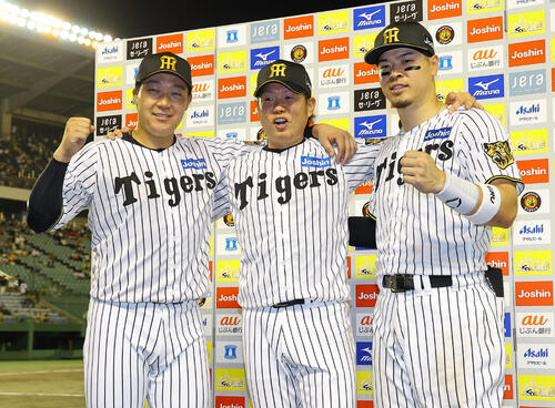 【阪神】佐藤輝明、観戦の「じいちゃん、ばあちゃん」に「いいところ見せられて良かった」