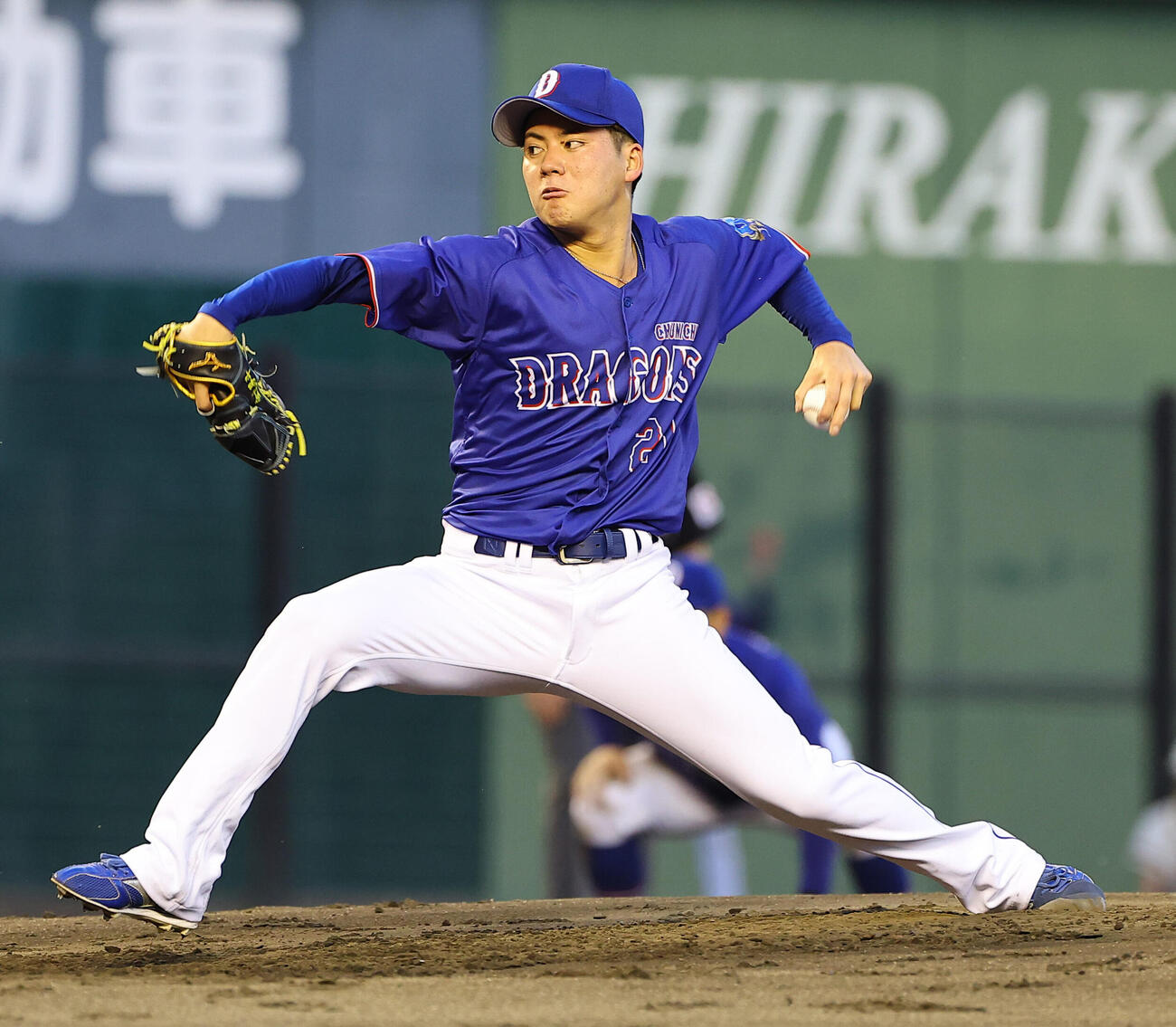 阪神対中日　中日先発の金丸夢斗（撮影・上田博志）
