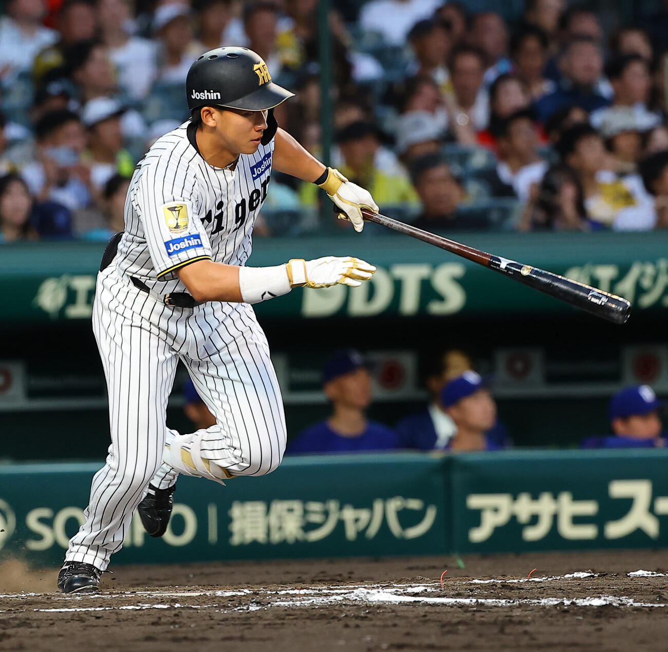 阪神対中日　2回裏阪神2死、立石正広は遊ゴロに倒れる（上田博志）＝2026年5月20日