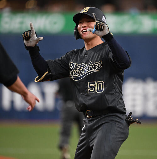 オリックス】山中稜真が今季初安打で先制点「思い切って」3回も適時打